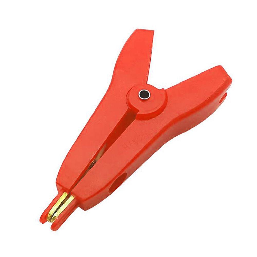 Clips LCR Kelvin Clip Copper Brass Alligator Clamp LCR Kelvin Alligator Clamp Flat Crocodile Clip