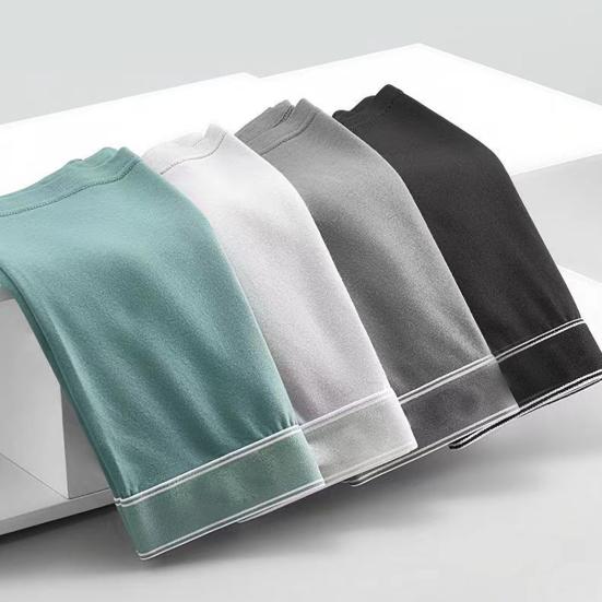 Men Boxer Underwear Mid-rise U-Convex Solid Color Seamless Shorts Briefs Breathable Sweat-Free Slim Fit Panties