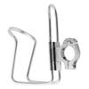 Motorcycle Drink Cup Holder Bike Drink Support Stand for Motorcycle/Bicycle (Silver White)