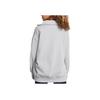 Under Armour Rival Series 1/4 Zip Sports Casual Fashion Hoodie Women Hoodies Gray 1387223-011