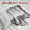 Premium 40 Momme Mulberry Silk Pillowcase, 100% Silk, 48x74cm, Ideal for Beauty and Comfort.
