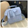 Niche Design Bowknot Shoulder Bag, Women New Fashion College Style Backpack, Hundreds of Tote Schoolbag Backpacks