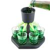 1 Set 6 Shot Glass Games Dispenser Wine Whisky Beer Liquor Dispenser Games Drinking Tools for Bar Party