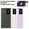 Smart View Wallet Flip Case For Samsung Galaxy S23 Ultra SM-S918B S-View Phone Case Cover