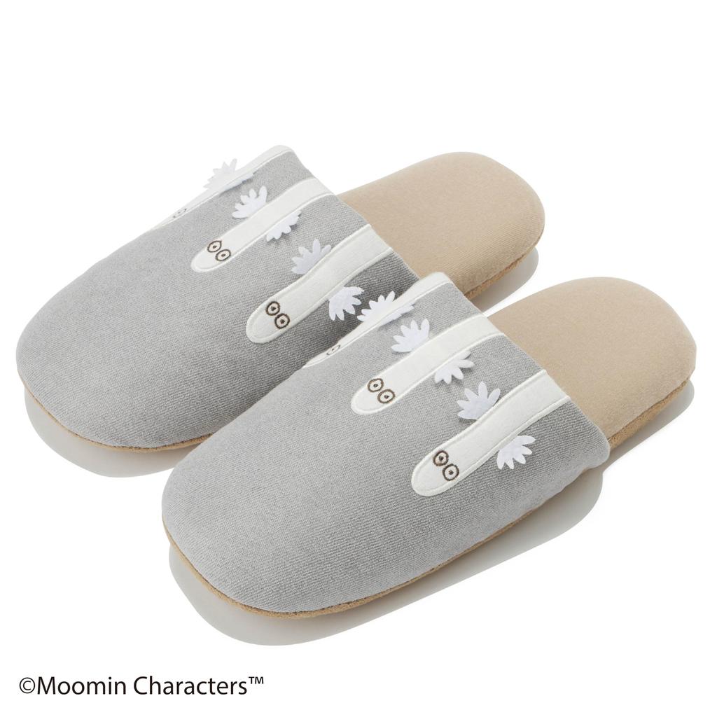 Moomin Sizes Slippers, Gray, 22-24cm