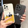 Animation Lovely Phone For Iphone XR Max 11 Plus 6 13 Mini 7 14 X 8 12 XS Pro 6s Straight Silicon Soft TPU Silicone Case Cover