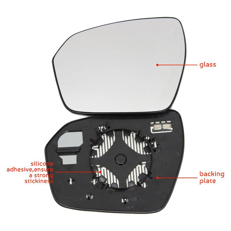 Left&Right Side Heated Wing Mirror Glass Wide Angle Rearview Mirror for Land Rover Range Rover Evoque L538 2011-2013 Accessories