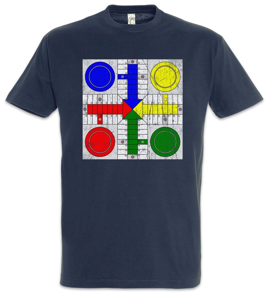 Parcheesi Board T-Shirt Game Geek Nerd Dice Dices Retro