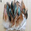 50Pcs 13-20cm Natural Cock Rooster Tail Feathers for DIY Clothes Decor