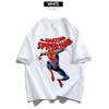 MINISO Marvels Spidermans Women Men T Shirt Fashion Printed Summer Clothes Marvels Anime Cartoon Tee Shirt Short Sleeve Tops