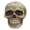 [R6680] - Фигурка из смолы «Череп» бежевого цвета. (племенной кельтский) - 95x67x65 мм