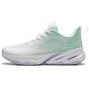 Li Ning Eazgo Low Top Running Shoes Women Sneakers White Blue ARES014-2