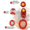 Dog Training Whistle Clicker Wrist Strap Dogs Training Tools Portable Dog Clicker Toys Pet Training Clicker Pet Supplies