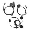 PTT Adapter Mic Set Push To Talk Headphone Adapter for Xiaomi 2 Way Radio Motorcycles Snowmobiles