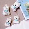 Adorable Cartoon West Highland Puppy Plush Keychain – Creative Bag Pendant & Small Gift