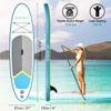 Inflatable Paddle Board Stand Up for Adult 6 Inch Thick SUP Paddleboard Water Sport Surf Set with
