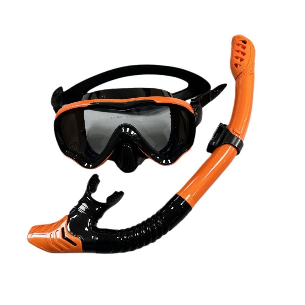 Трубка Комплект для дайвинга для взрослых Закаленное стекло Профессиональное панорамное снаряжение для дайвинга Обучение плаванию Комплект для дайвинга