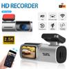 Car Dash Cam 1.5 Inch High-definition IPS Screen 2.5K Wireless WiFi App Control Mobile Phone Interconnection Vehicle Data Recorder