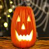 Halloween Pumpkin Lantern Battery Operated Plastic Pumpkin Statue Light Up Pumpkin Lamp Halloween Home Table Decor