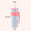 316 Stainless Steel Insulated Cup Bow Thermal Water Bottle Vacuum Cup  for Student Children