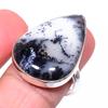 Natural Dendrite Opal Gemstone Handmade 925 Solid Sterling Silver Ring S.9 u4U28