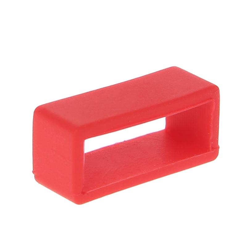 Silicone Anti-Fall Buckle Ring Loop Keeper Holder For Smart Bracelet Watch Band