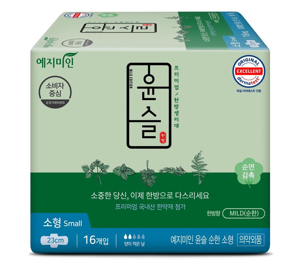 Yejimiin Yunseul Oriental Medicine Sanitary Pads 6 Types, Choose 1 (liner/small/medium/large)