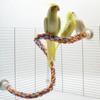 Cotton Rope Bendable Parrot Standing Perches Flexible Bird Swing Ladder Grinding Claw