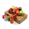 Bimoo 12pcs /set 70D Fly Tying Thread for Size 14~22 Midge Nymph Small Dry Flies Fly Fishing Lure Making Material 12 Mix Colors