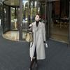 Women's Fashionable Korean Style Coat with Fleece for Autumn and Winter