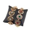 Retro Vintage Bracelet For Women Antique Gold Color Gray Crystal Bohemia Ethnic Wedding Jewelry Banquet Gift