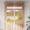 VidaXL Voile Curtains with Eyelets 2 Pcs Terracotta, Net Curtain, Sheer Curtain, Window Voile, Treatment of 4102142