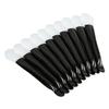 10pcs Facial Mask Brush Dual Sided with Spoon Soft Silicone Black Handle Mask Applicator Brush for