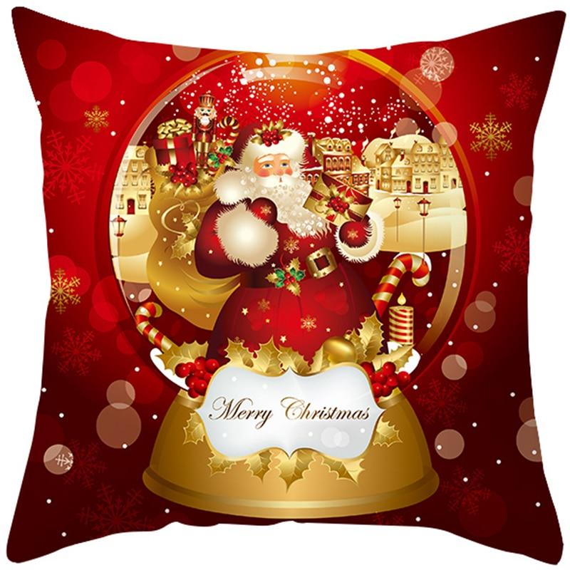 Santa Pillowcase Happy New Year Xmas Gifts Christmas Decor for Home Merry Christmas Ornament Navidad Natal Xmas Gifts