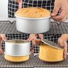 Aluminum Nonstick Round Cake Pan Set - Removable Bottom, 4/6/8/10/12 Inch Sizes for DIY Cakes, Pastries - Essential Kitchen Baking Tools