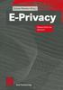 The E-Privacy : Datenschutz Im Internet Book