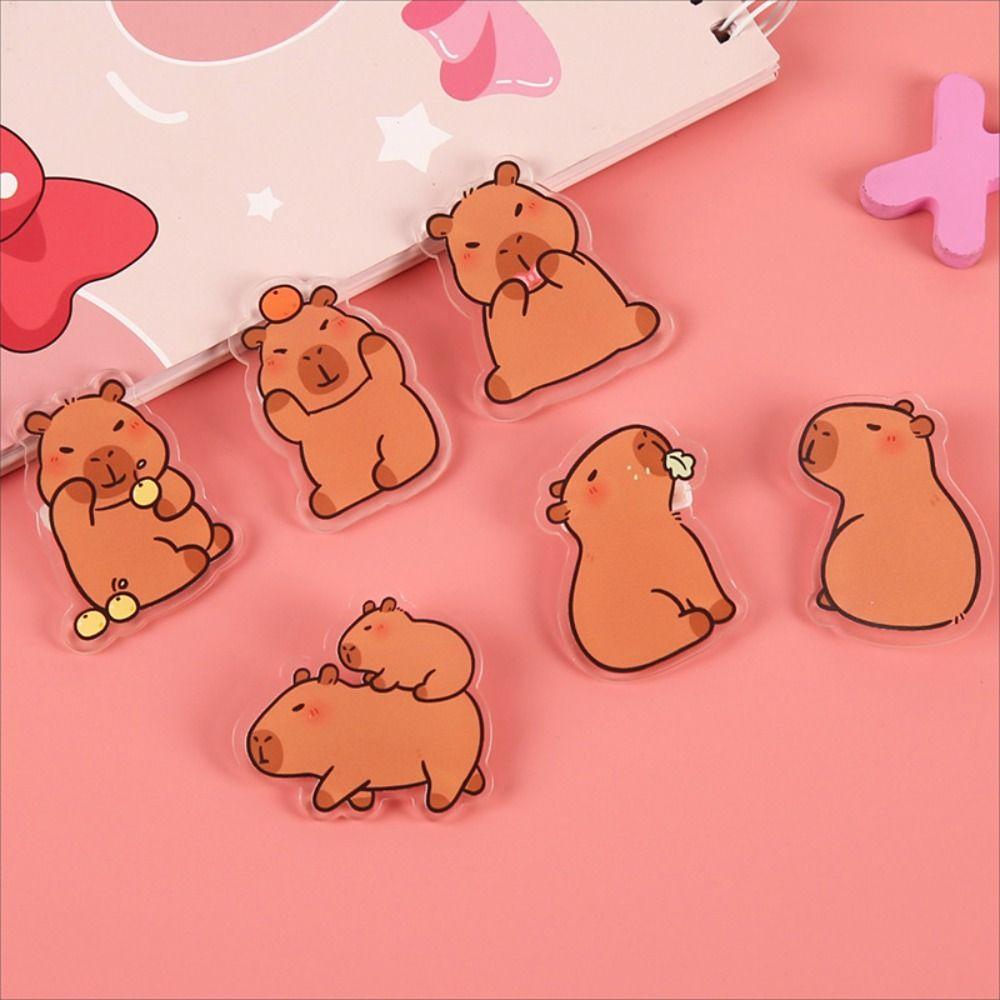 Cute Capybara Pins Bag Pin Brooches Personalized Lapel Badge  Kids Gift
