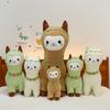 New Wreath Alpaca Plush Toy Cartoon Beast Lamb Doll Large Doll Children's Cloth Doll