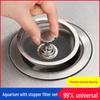 Stainless Steel Anti-Blocking Kitchen Sink Strainer Net