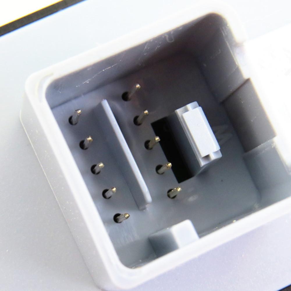 FHAWKEYEQ 10 Pin Chrome Master Power Window Switch For Jetta MK5 MK6 GTI Golf 5 6 Passat B6 Tiguan Rabbit 5ND 959 857