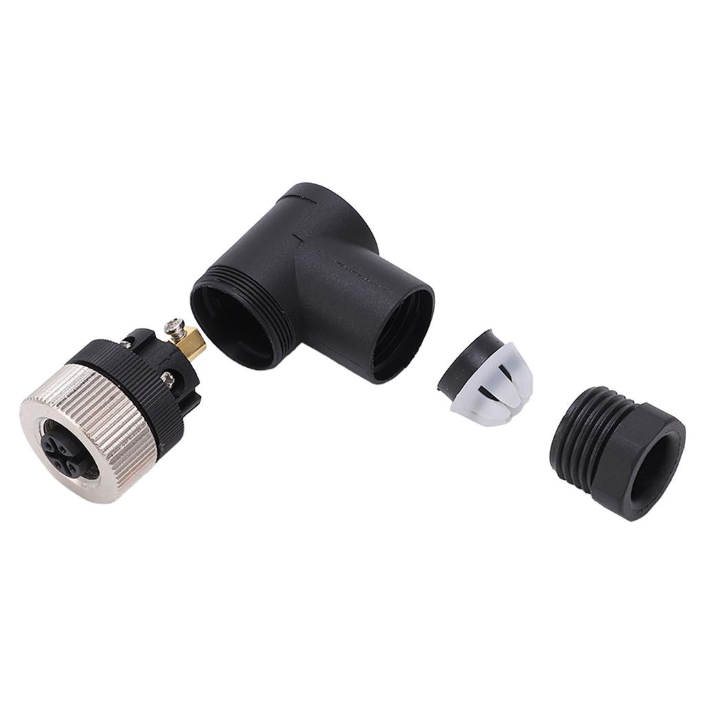 For NMEA 2000 Female Field Installable Connector M12 5 Core Bending Type IP67 Waterproof for Garmin Networks