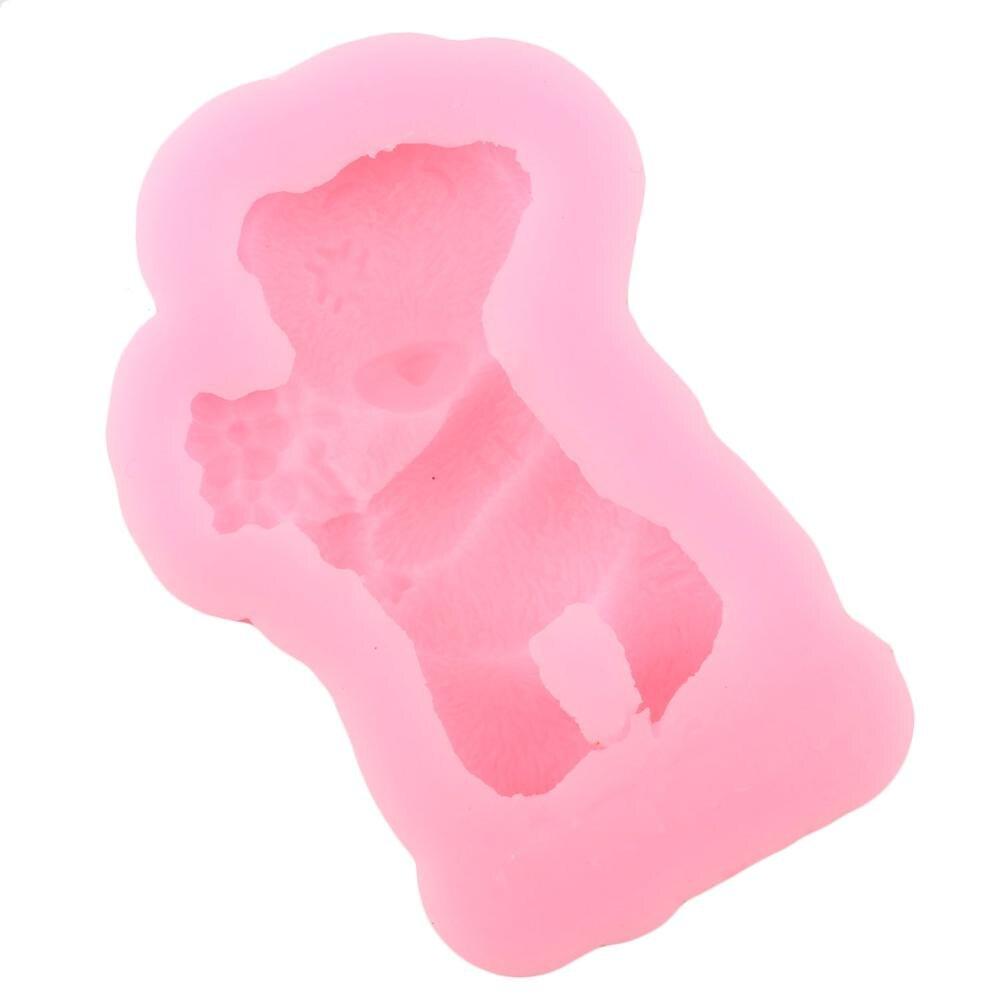 Bear Silicone Mold Cake Border Fondant Molds  Cake Decorating Tools Candy Clay Chocolate Gumpaste Mould