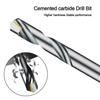 Cemented Carbide Metalworking Bit Silver Milling Cutter Hard Carbide Drill Bits  Metal