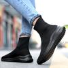 New Sexy Sock Boots Knitting Stretch Boots For Women Fashion Shoes Autumn Ankle Platform Fashion Boots Booties Female Botas