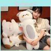 Dog Plush Long Pillow Toy Cartoon Stuffed Animal Doll Decoration Gifts Kids