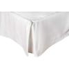 Plain White Valance Bed Base Cover 90x190 Cm