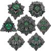 D&D DND Dice 7pcs/set Polyhedral TRPG Table Games Dices Accessory COC Role Playing Dragons D20 D12 D10 D8 D6 D4