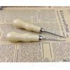 3PCS/SET Wooden Handle Shoes Repairing Awl Leather Shoe Sewing Cobbler Tool DIY Craft Repair Hand Stitcher Straight Curved Hook