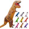 Leafdeer Adult Tyrannosaurus Inflatable Suit, T-REX Cosplay Costume (Orange)