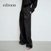 Edition Women's 2025 Spring Wool Blend Wide-Leg Trousers